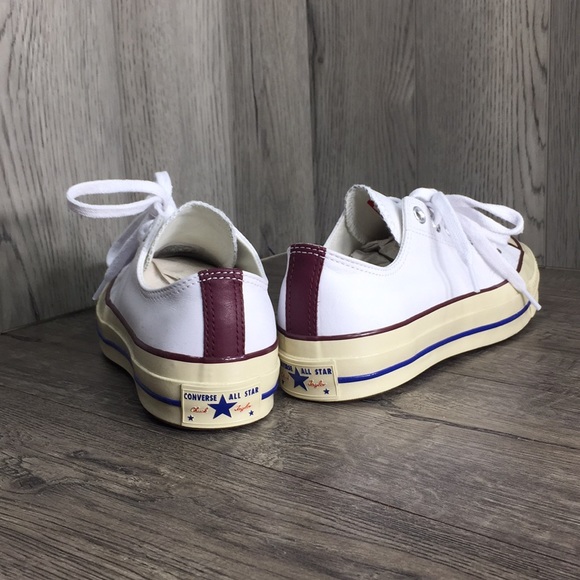 Converse CHUCK 70 OX white/dark burgundy - Picture 5 of 8